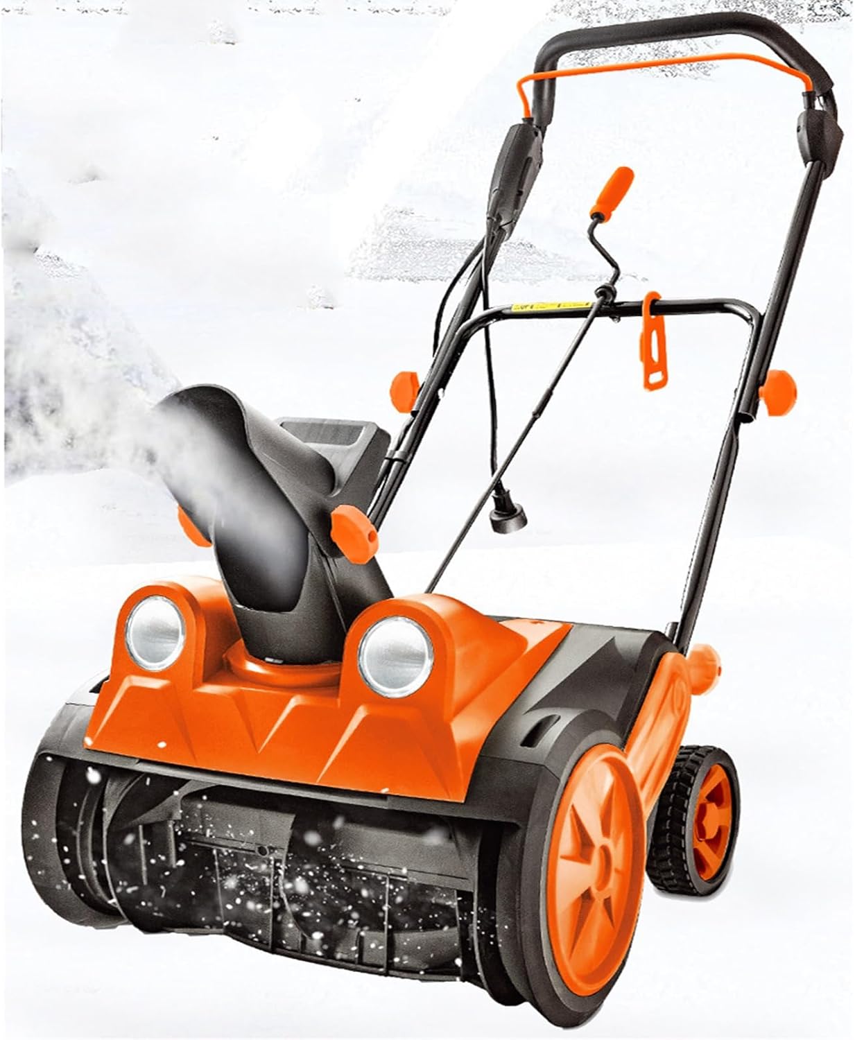 Corded Snow Blower, 32/65/98FT Power Cord, 2200W High Power Motor 18