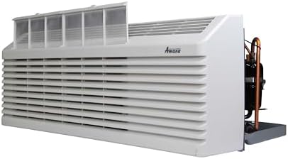AMANA PTAC 12,000 BTU Air Conditioner PTH123J35AXXX with 3.5 kW Heater 20 Amp Plug - R32