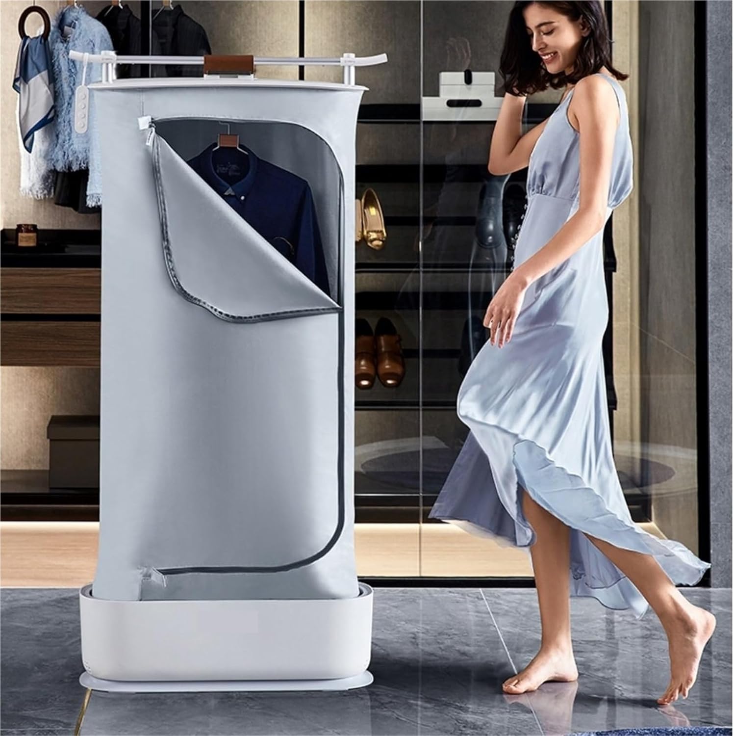 Portable Clothes Dryer, Dryer Full-automatic Ironing And Drying,for Travel,Apartment