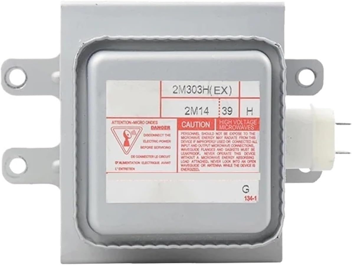 Microwave Oven Magnetron, Model Number 2M303H(EX), 2M303H, Power 1000W, Air Cooled, DD