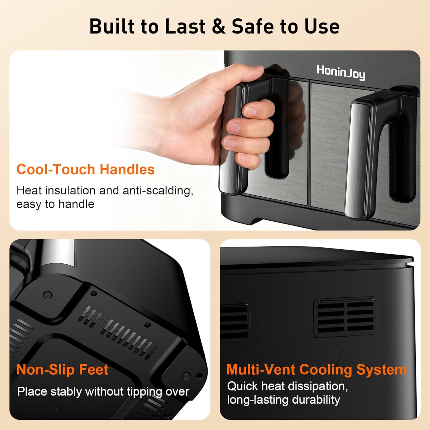 12QT Large Air Fryer with Dual Basket (4QT+8QT), 13-in-1 Digital Touchscreen Double Zone Air Fryers with 50pcs Paper Liners, Sync & Dual, for Bake, Roast, Shake Reminder, Dishwasher Safe