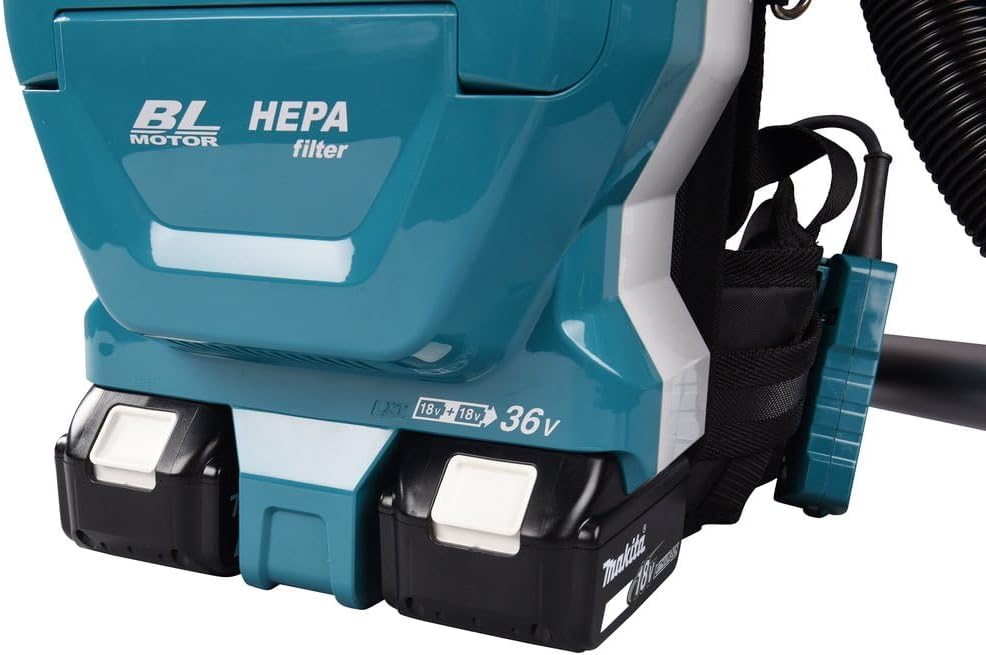 Makita DVC261Z Backpack Vacuum Cleaner BL 18 V x 2 Lxt, No Picker/Battery and Charger, Multi-Colour