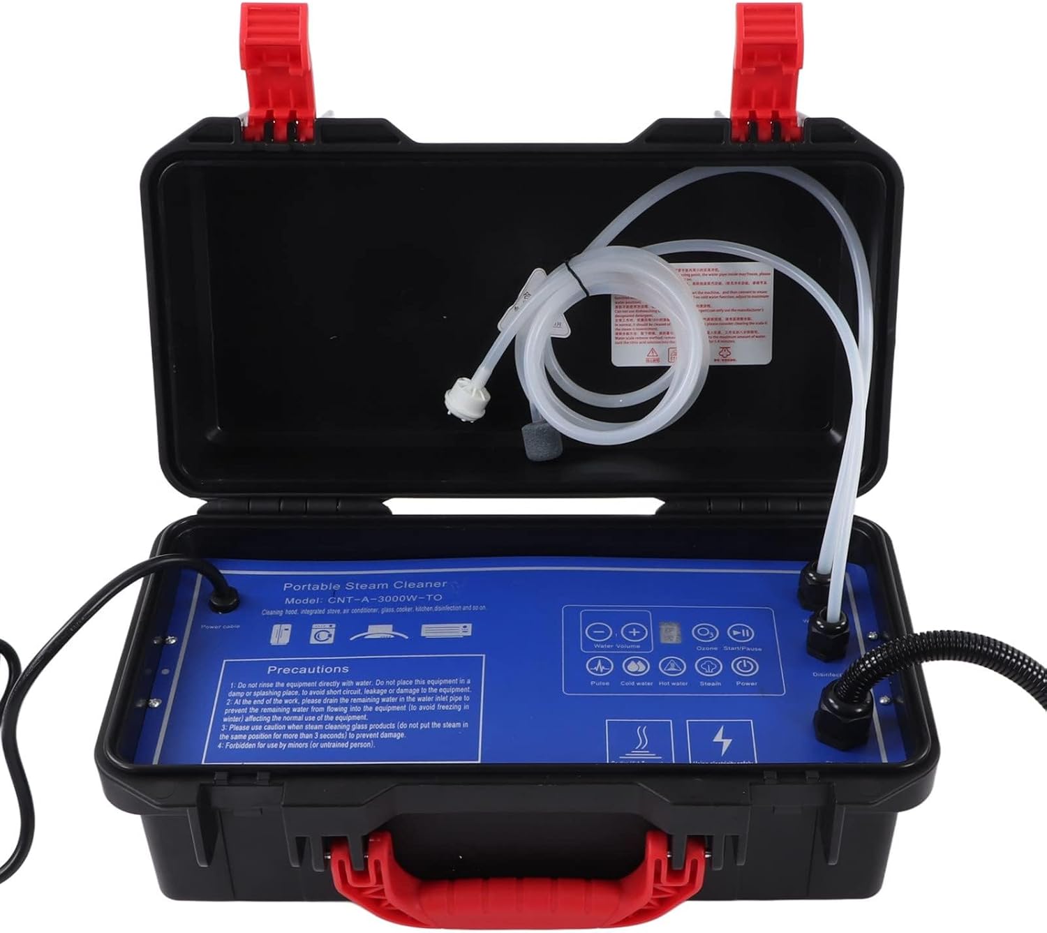 High Pressure Steam Cleaner, Handheld Steam Cleaner, High Pressure Temperature Cleaning Machine Portable for Car Detailing Home, Ultrasonic Cleaners (1700W US Plug 110V)