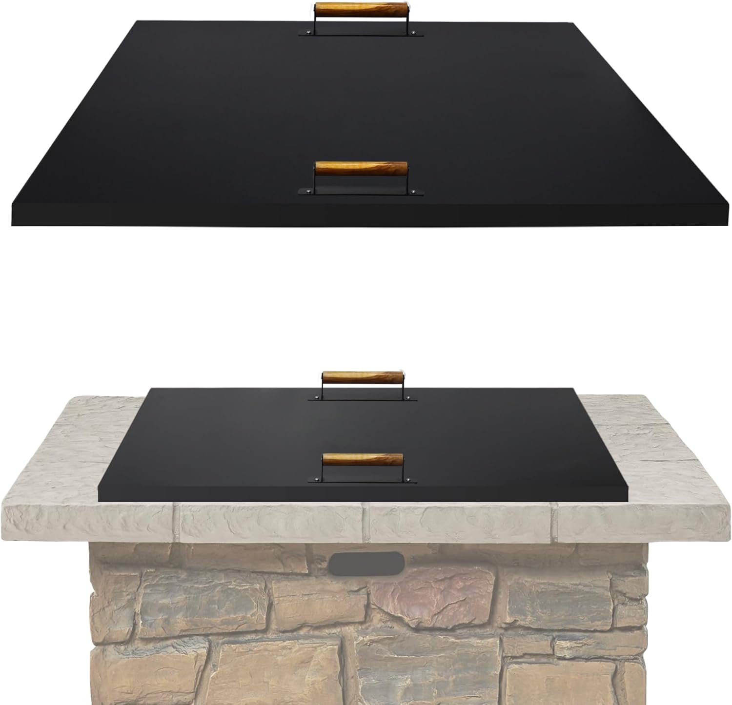 Febtech - 36 inch Square Fire Pit Lid Fit for 34