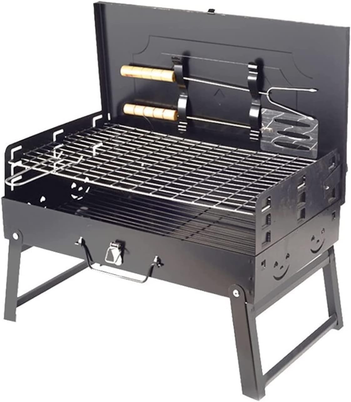 Charcoal s Outdoor Portable Charcoal Folding Barbecue Stove Oven for Camping Courtyard Patio Picnic BBQ Accessories Warm Tool