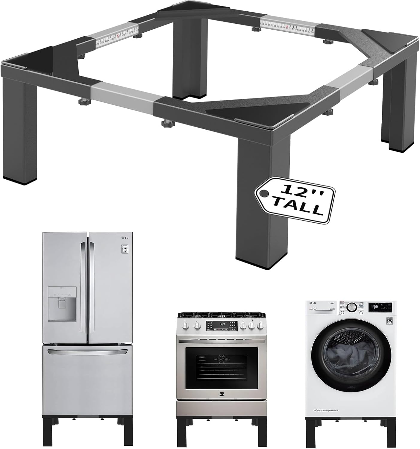 Heavy-Duty All Steel Laundry Pedestal 12