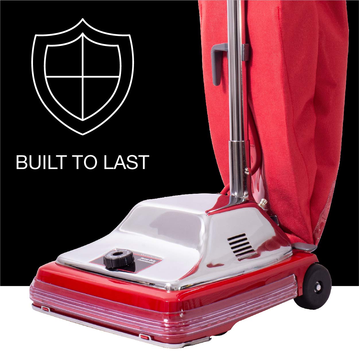 Sanitaire Tradition Upright Bagged Commercial Vacuum, SC886F, Red, (EURSC886E)