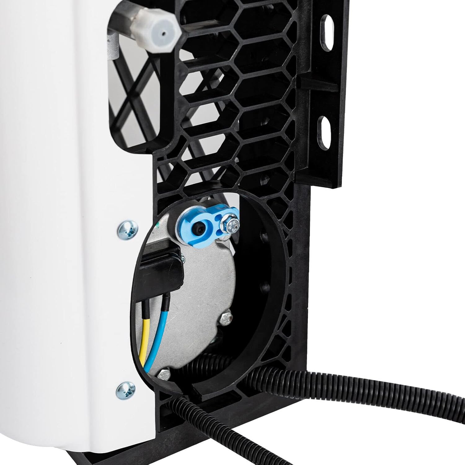 CNCEST 12v Air Conditioner RV Air Conditioner Kit Truck Bus Universal Electric A/C Unit for Cab Cooling - Portable Split AC with High 12000BTU for Caravan or Truck Cab Two Packages (White 12V)