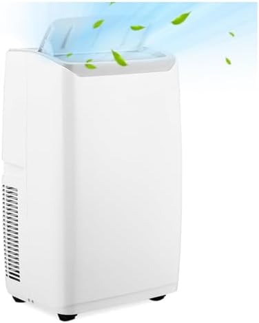 Powerful 14000BTU Portable Air Conditioner with 24H Timer, Remote Control, Energy-Saving Features - Cools Rooms Up to 750 Sq. Ft - Ideal for Home & Office Use