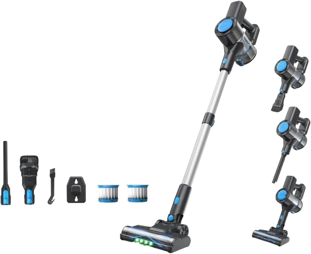 Cordless Vacuum Cleaner 30Kpa Ultra Lightweight Handheld Stick Vacuum 40 Mins Runtime Compatible with INSE N10