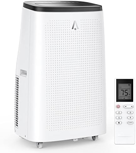 14000 Btu Portable Air Conditioner, Best Portable Room Air Conditioner, 3 in-1 Ac w/Dehumidifier, Fan & Sleep Mode, Remote Control,24 Hrs Timer,Led Display,Window Kit,Cools Up to 750 Sq. Ft