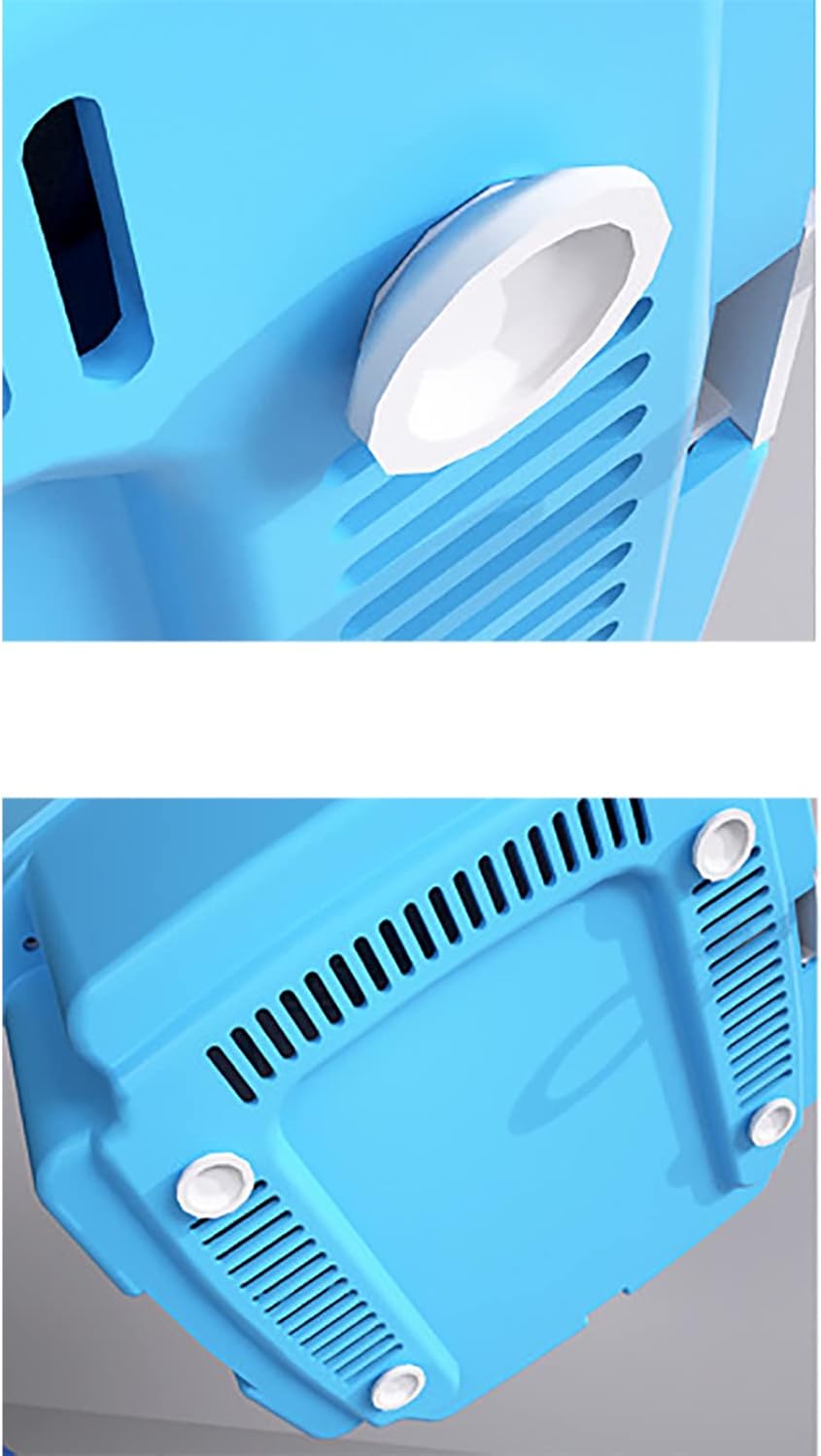 Portable Washing Machine, Mini Folding Bucket Washer with Drain Hose and Dewatering Drying Function for Socks/Underwear/Baby/Clothes for Apartment/Camping/RV/Traveling (110V 240V)(Blue)
