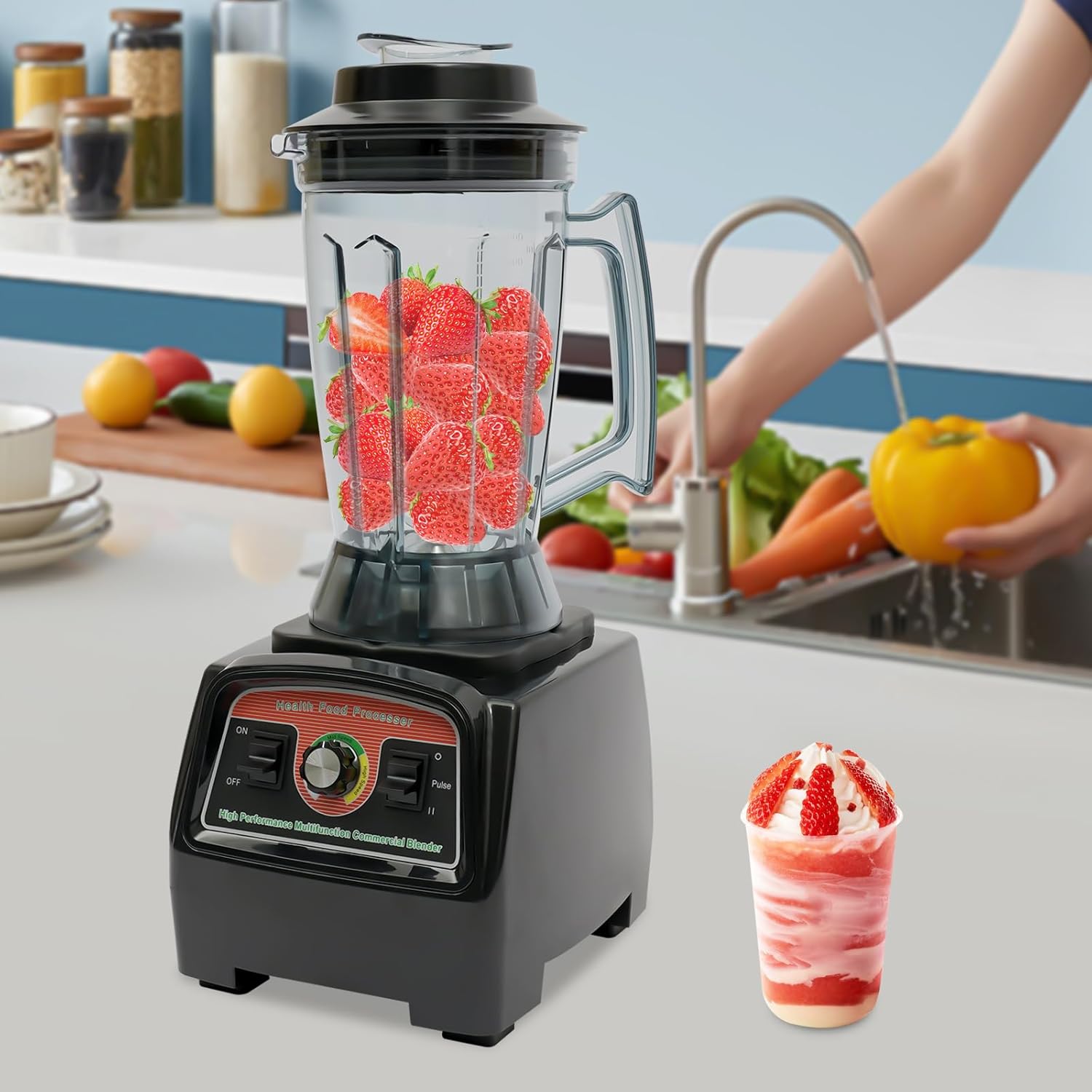 Professional Blender, 2800 Watts, Frozen Drinks & Ice Cream