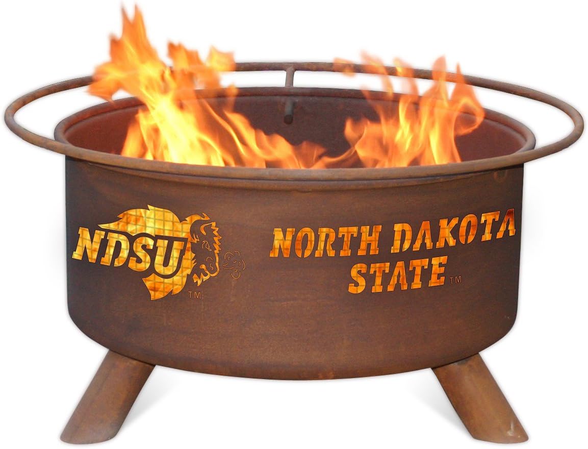 Patina Products F460 North Dakota State Fire Pit, Rust