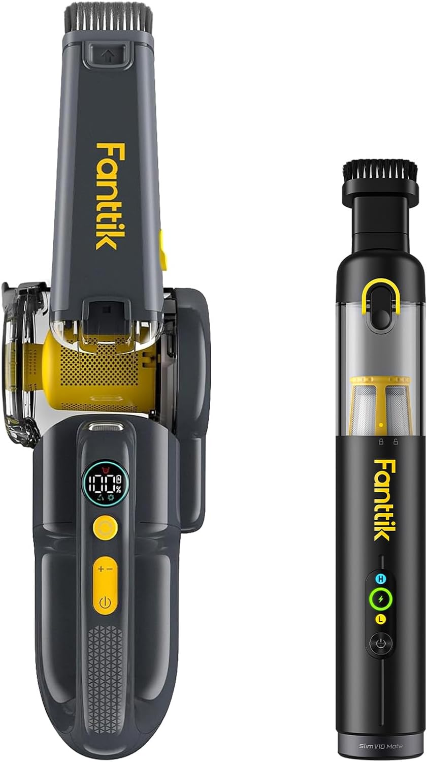 Fanttik Fold V10 Ultra Deluxe Handheld Vacuum Cordless Slim V10 Mate Cordless Car Vacuum