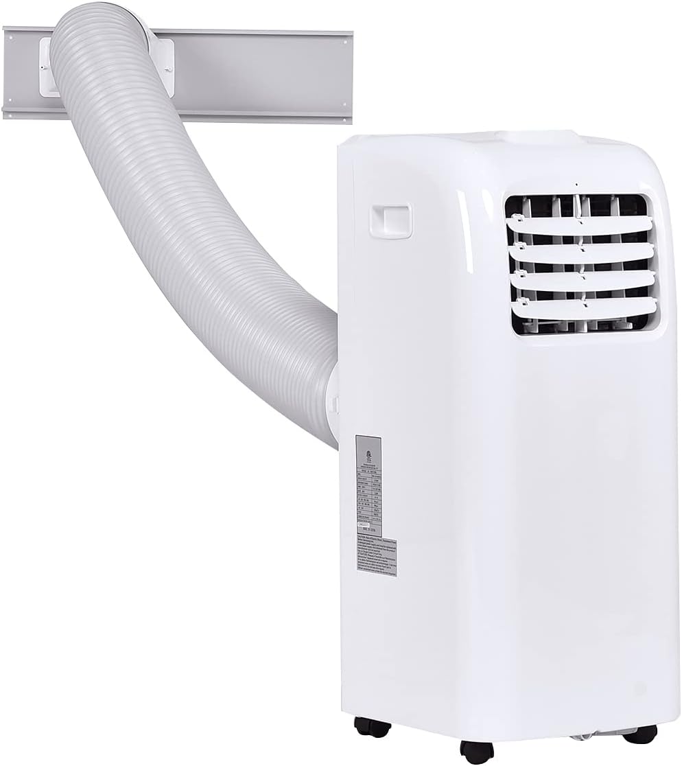 3-IN-1 Portable Air Conditioner, 8000 BTU Cool Floor AC Unit with Dehumidifier, Remote Control, Complete Window Mount & Exhaust Kit, Air Conditioner for Office, Dorms