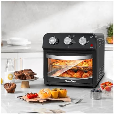 12.5 Quart Air Fryer Toaster Oven - 1500W 7-in-1 Multifunction Convection Oven