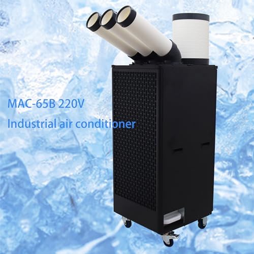 Industrial Air Conditioner Outdoor Indoor Spot Mobile Air Cooler 1000-1100m³/h Commercial Aircon with Three Tubes 220V
