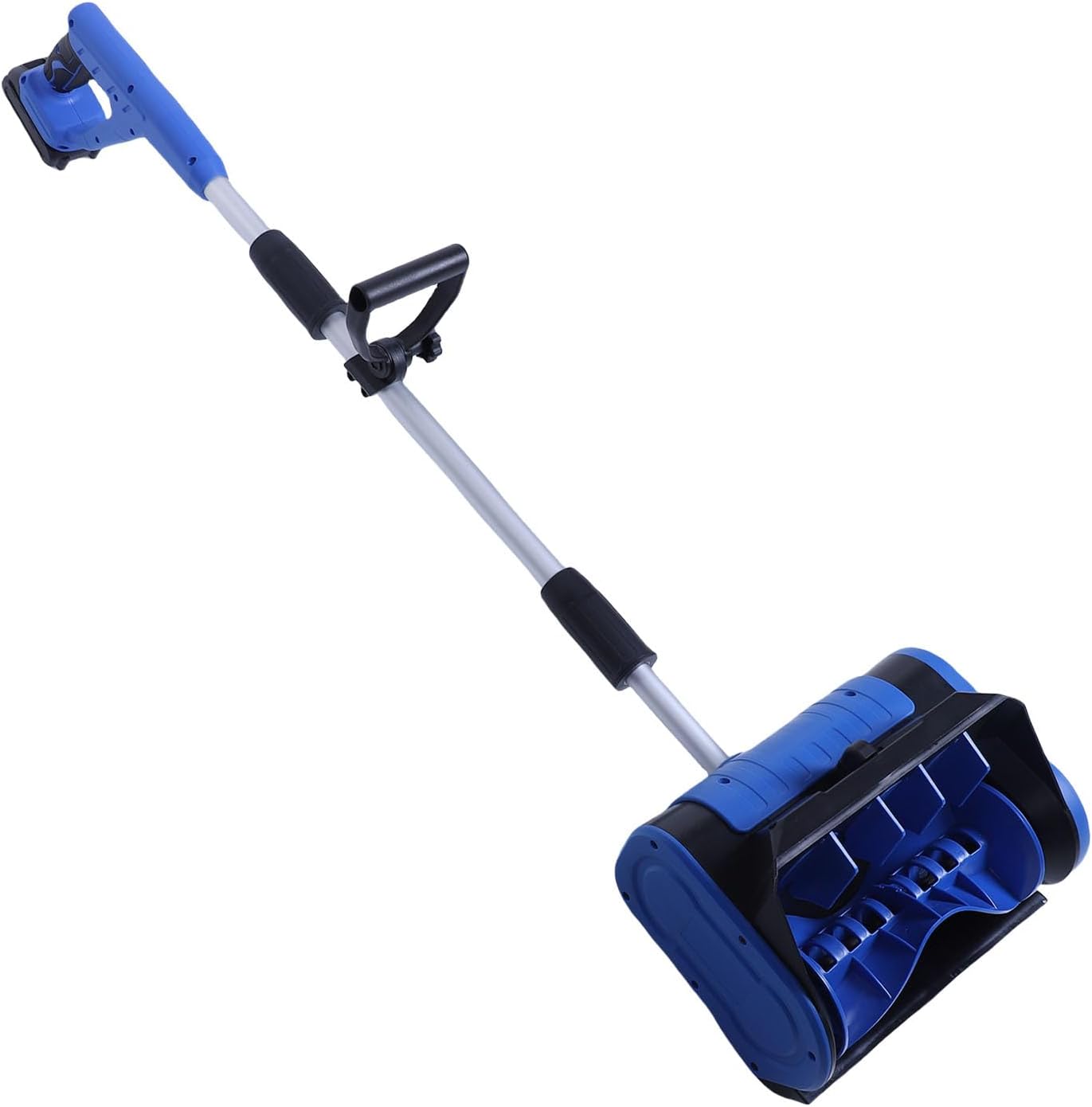 Haofy Cordless Electric Snow Shovel, 4000mAh Battery Powered Snow Thrower with 12 Inch Clearing Width and Aluminum Telescopic Handle for Driveway Sidewalk Home Use