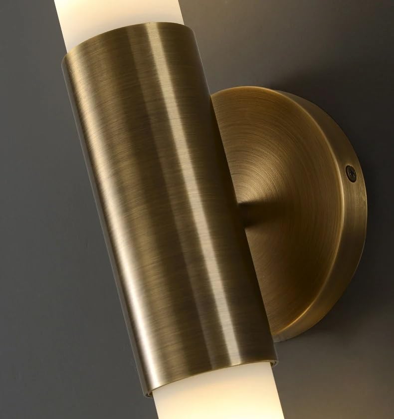 Modern Clear White Glass Wall Lamp Living Room Bedside Sconce Gold Metal Aisle Bathroom Minimalist Lighting E27,Household