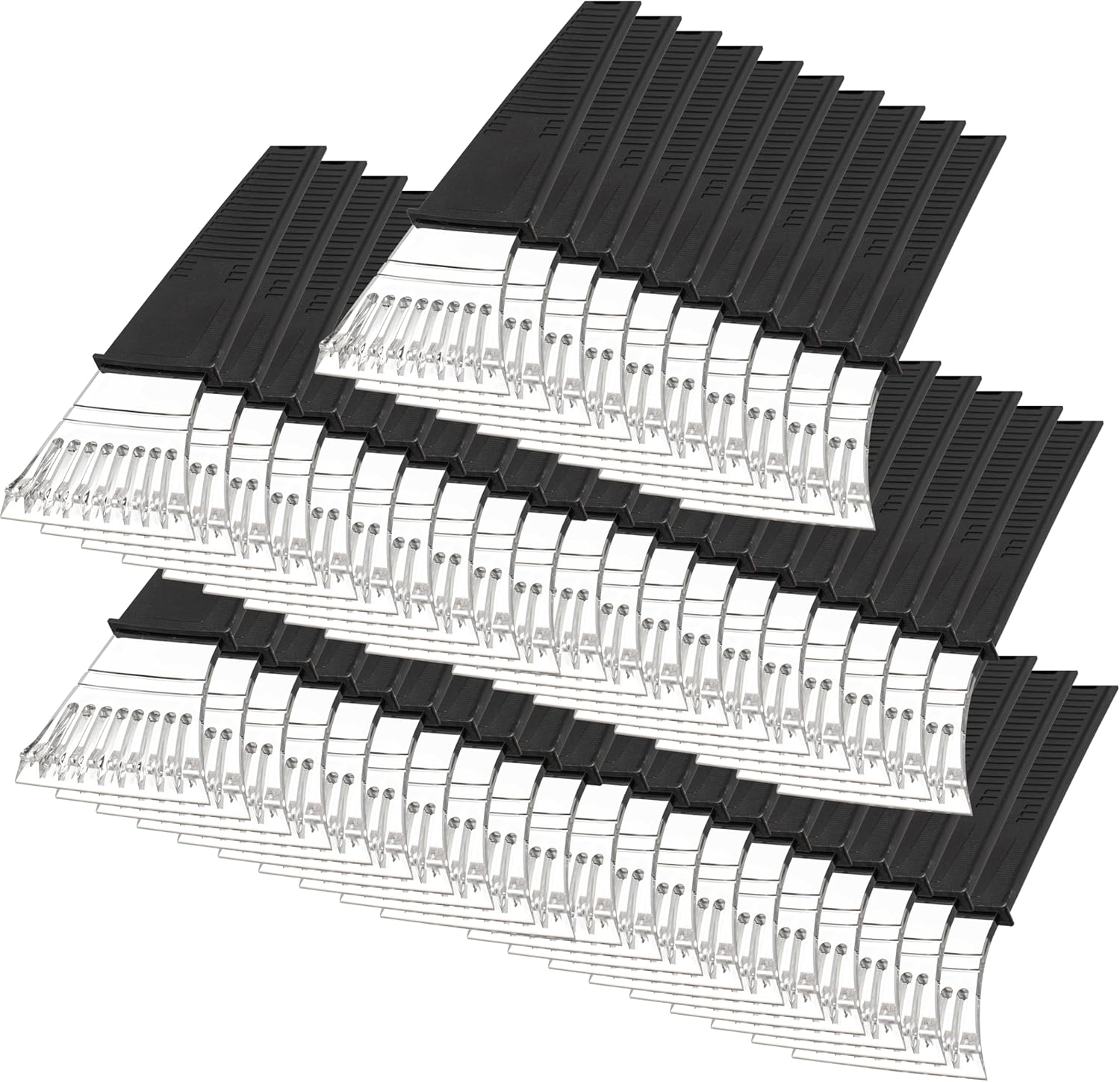 Gardenised 50-pc Car Window & Windshield Ice Scraper Tool for Snow & Ice Removal Vehicle Accessory with Comfortable Non-Slip Grip Handle for Quick Easy & Safe Winter Cleaning for Trucks Vans and SUVs