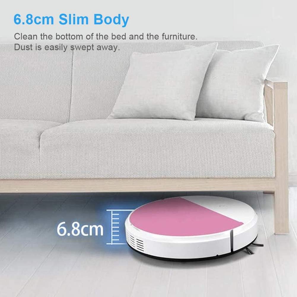 Smart Sweeping Robot Cleaner 3-in-1 Smart Sweeping Robot Strong Suction Vacuum Cleaning Home UV Cleaning Sweeper for Floor and Pet Hair Blue (Green)