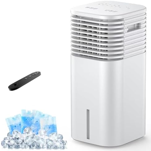 Windowless Portable Air Conditioner, 15H Timer & 120°Oscillation, 3-IN-1 Portable AC Unit with Remote, 2-Gal Tank, 3 Modes & 3 Speeds, Ultra-Quiet 24