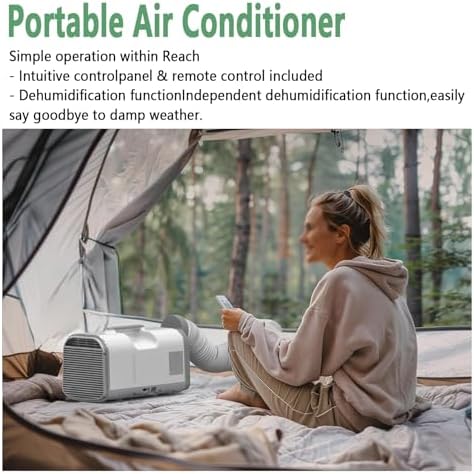Portable Air Conditioners, Fast Cooling Dehumidifier, Fan Functions, Covers Up to 130 Sq. Ft., AC Suitable for Small Indoor Use