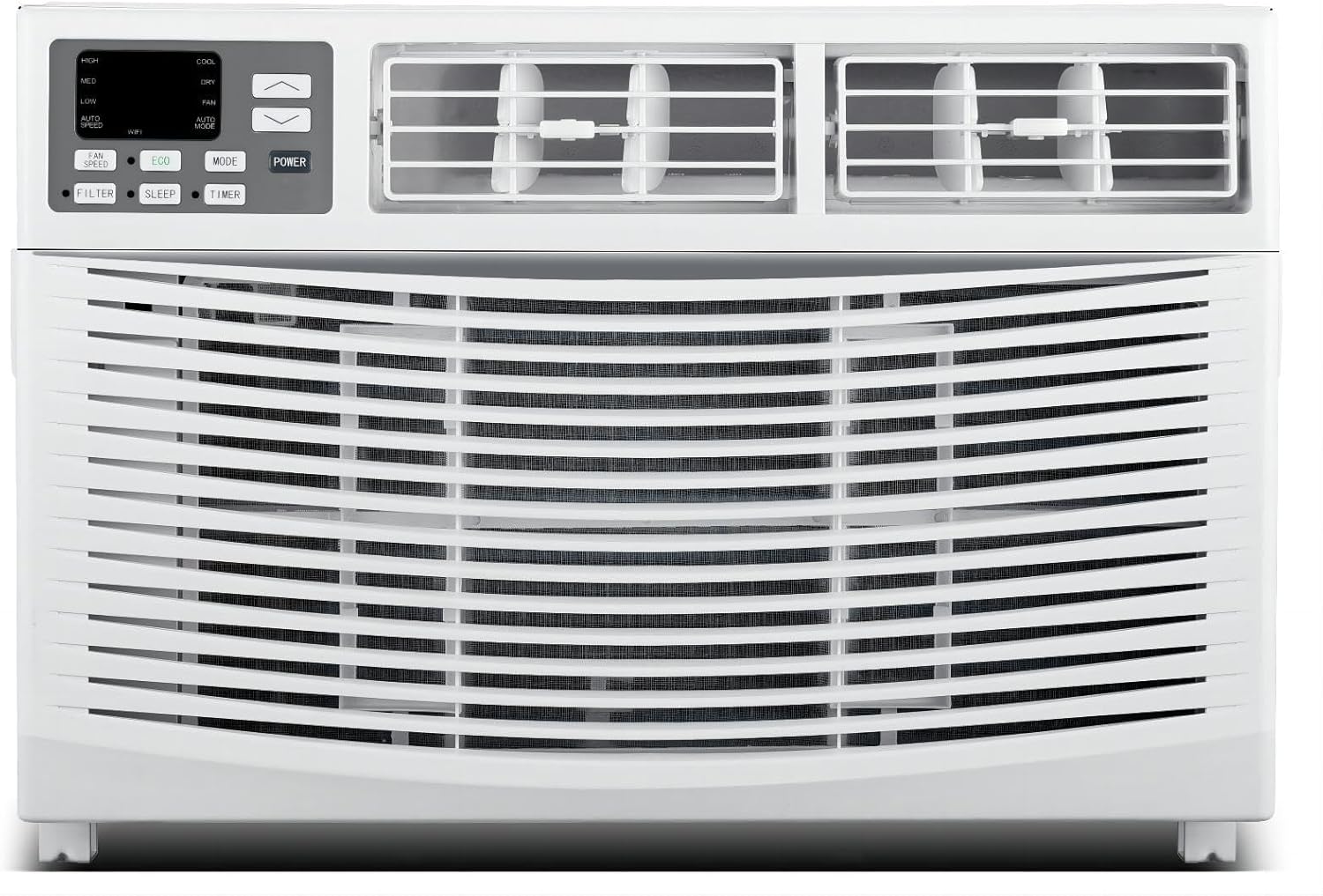 White Window Air Conditioner,Window Mounting Kit, 115v Wall Window Ac Units, 12000 BTU Air Conditioner Wi-Fi Enabled, Remote Control, Energy Efficient for Living Room, Office