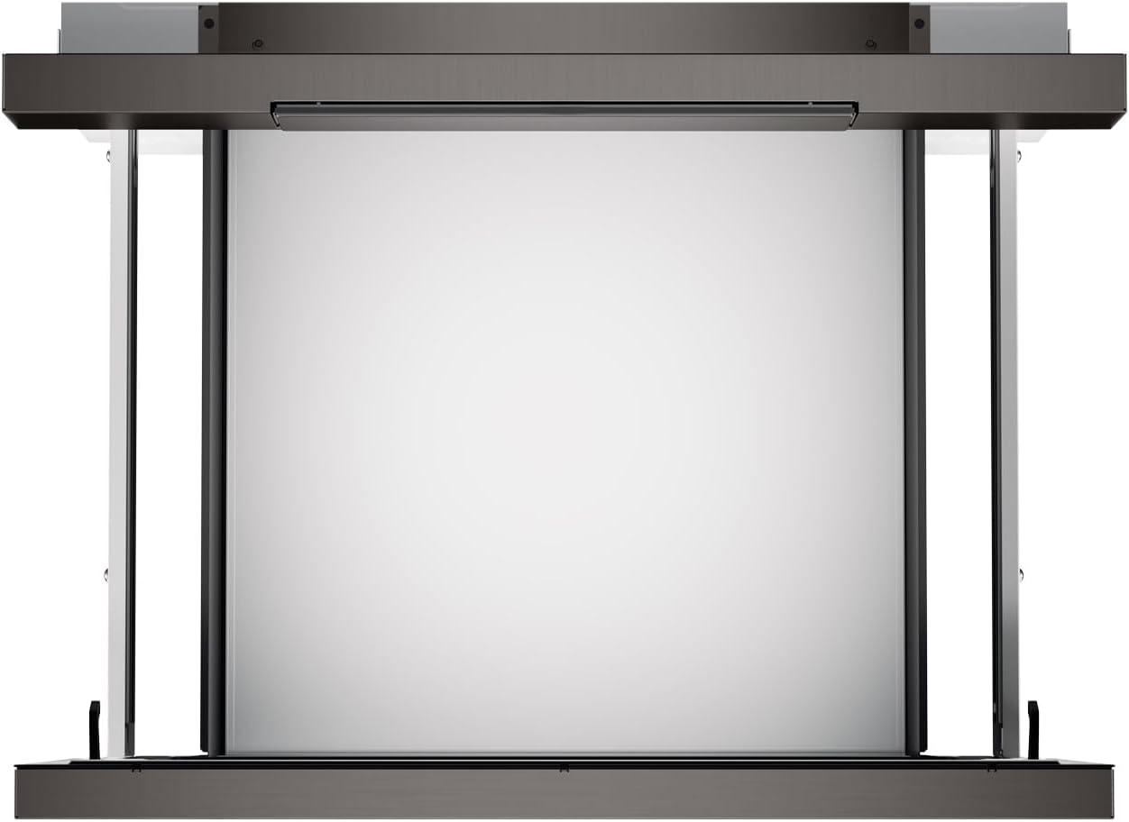 SHARP SMD2470AH Microwave Drawer Oven, 24-inch, 1.2 Cubic Feet, 950 Watt, Concealed Control Panel with Digital LCD Display, Black Stainless Steel