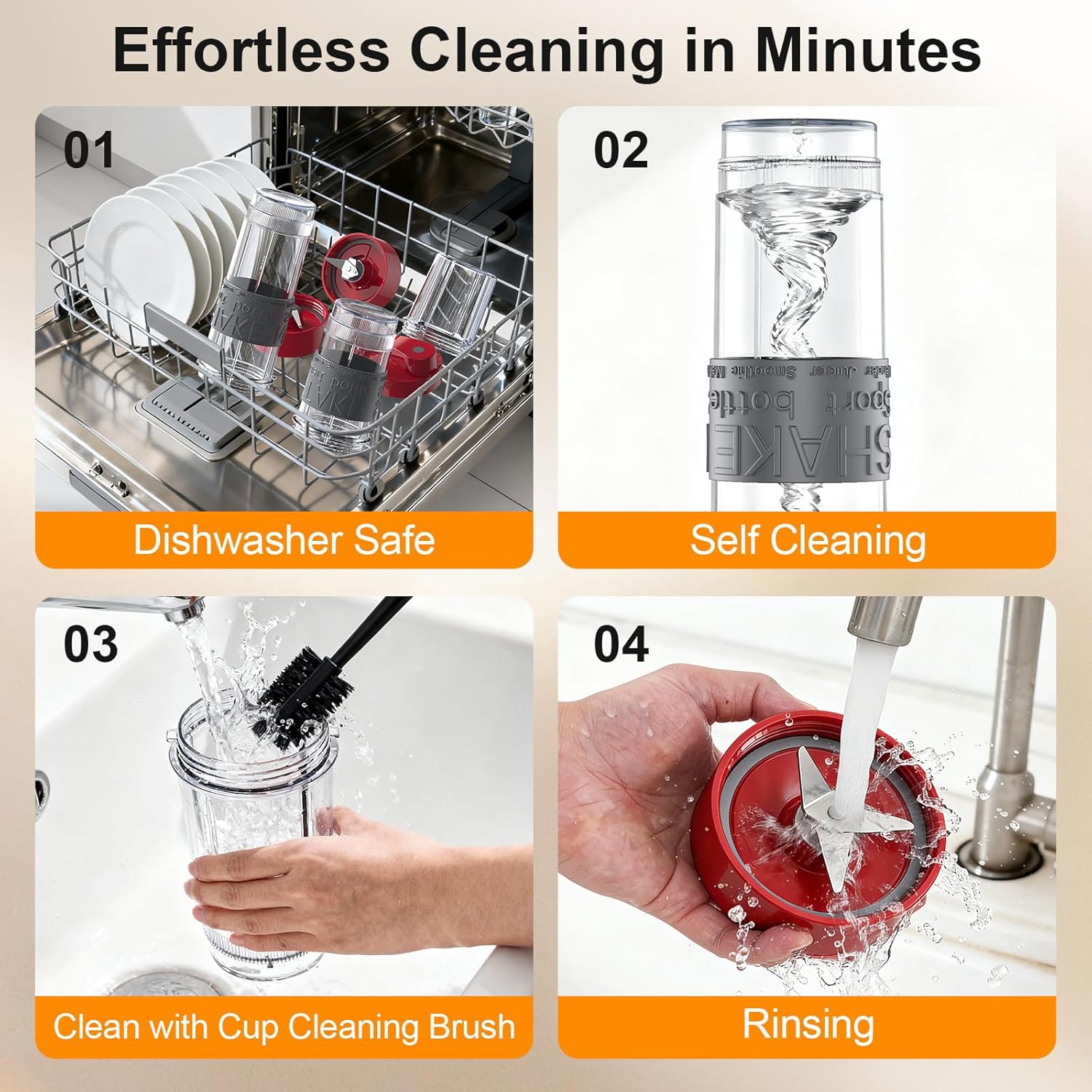 10 In 1 Personal Blender And Grinder Combofor Kitchen, Smoothie Juicer Machines Vegetable And Fruit, For Shakes And Smoothies, Smoothies Maker With 2 Portable Cup, Red