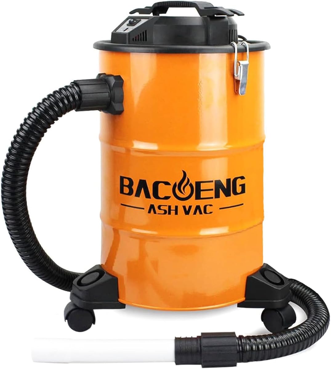 BACOENG Ash Vacuum Cleaner, 5.3 Gallon Ash Vacuum for Pellet Stoves, Wood Fireplace, Ash Vac Pellet Grill, Wood Stoves, Fire Pits