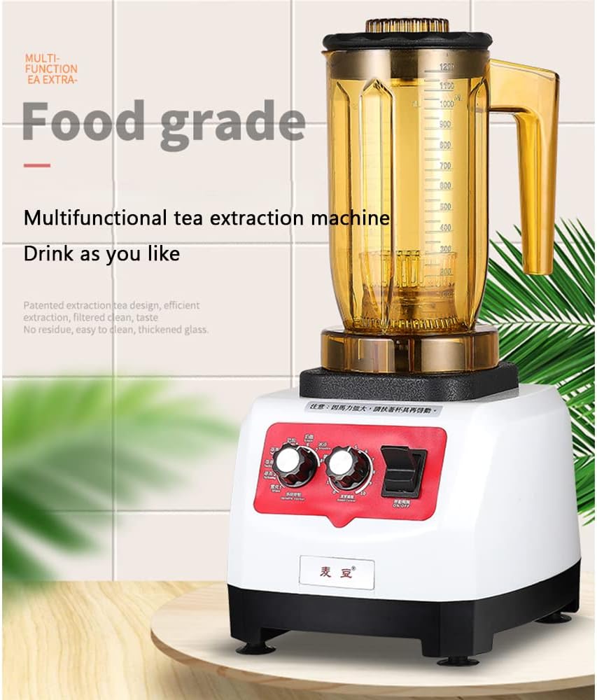 Multifunctional Ice Crusher, Blender, Smoothie Blender, Professional High Speed Countertop Blender with 1200W Base Ice Crusher