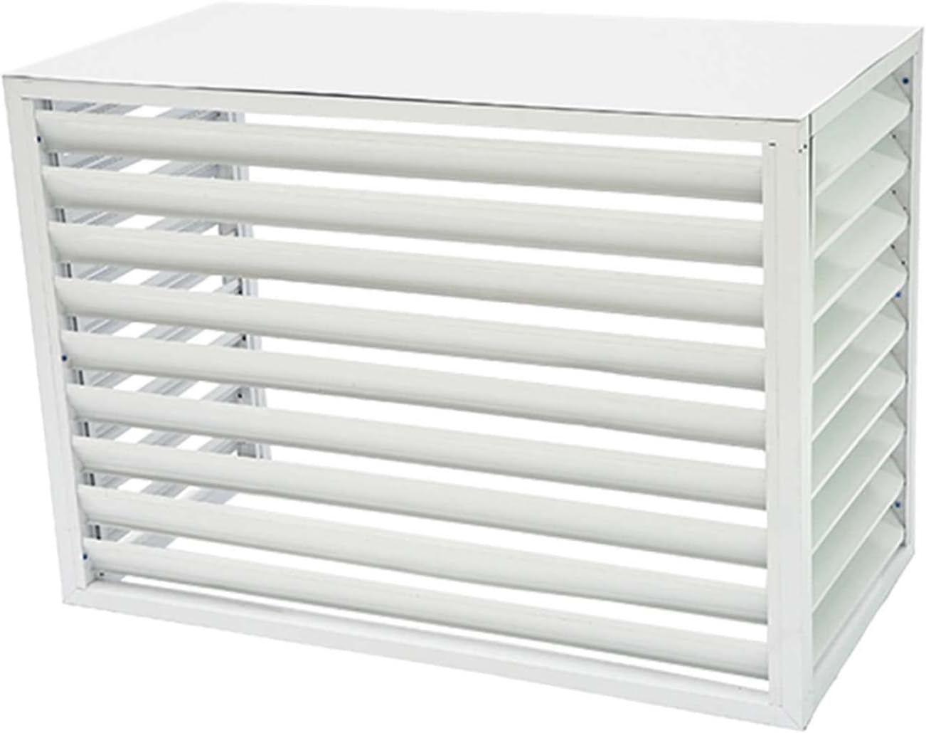 Cover for Outdoor Air Conditioning Cover Decorative Privacy Screen, Aluminum All-Weather Central Air Conditioner Protection Cover for Outside Units,freestanding Enclosure to Cover Garbage Or Ac Units