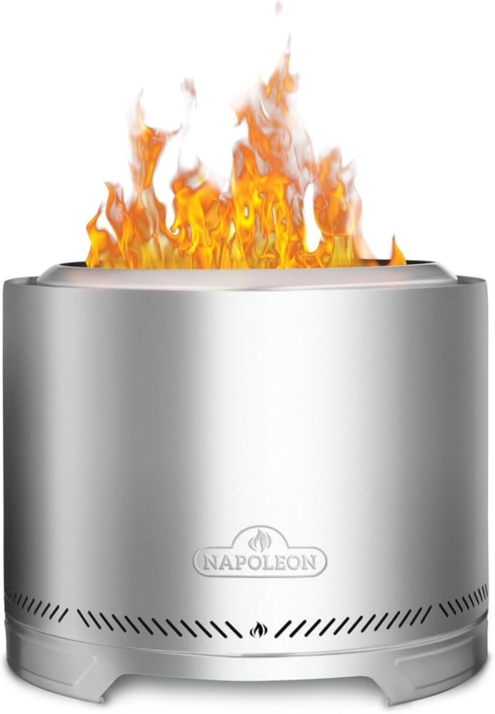 Timberwolf® Smokeless Fire Pit, 22-inch, Stainless Steel