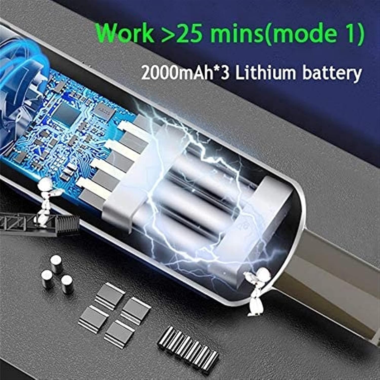 Cordless Vacuum, Handheld Vacuum Cleaner with Power Suction, Rechargeable Wet & Dry Hand Vac for Car/Home/Kitchen, Washable HEPA Filter, Quick Charge