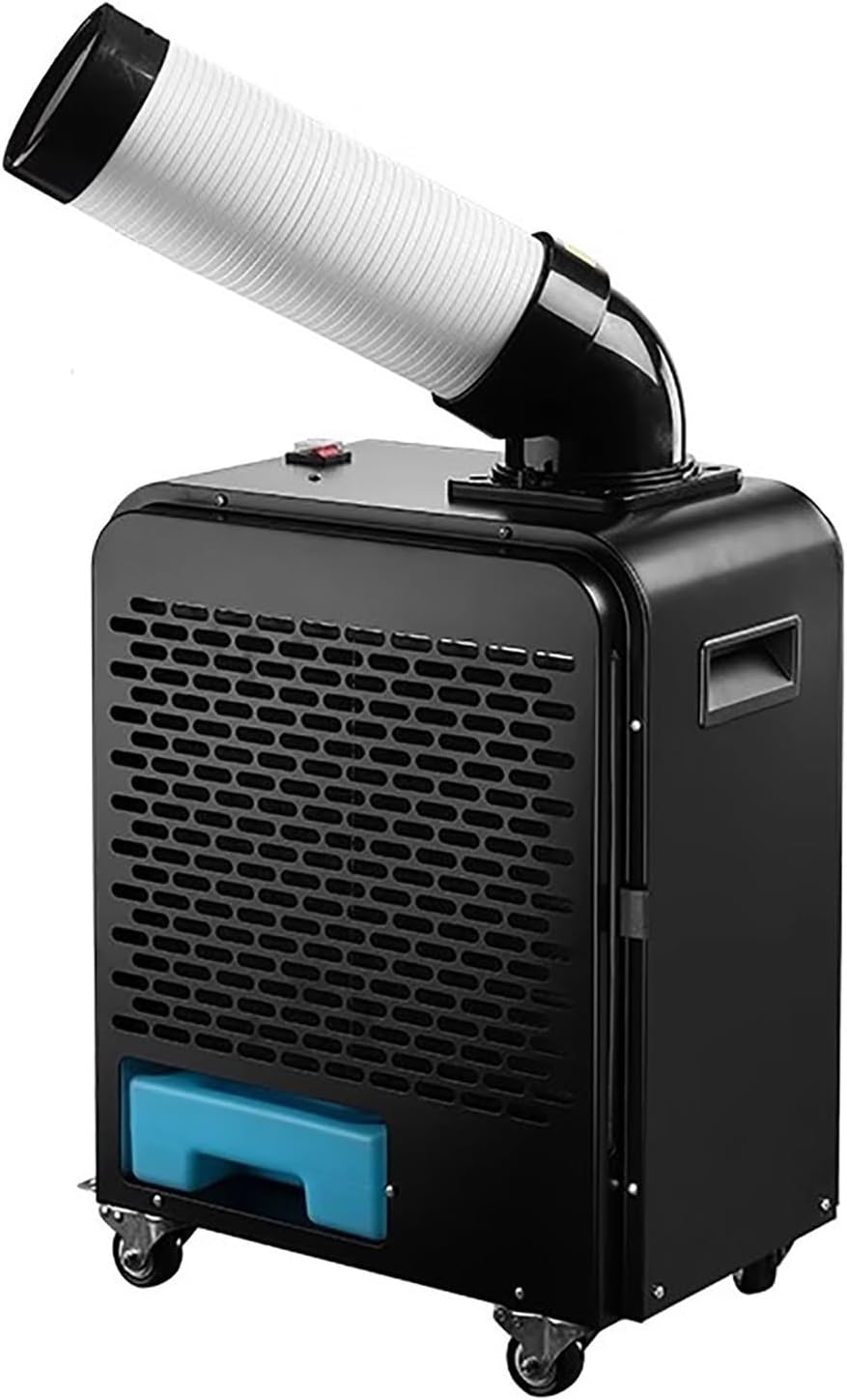 Industrial Portable Spot Air Conditioner – Mobile Commercial Cooling Unit with Water Tank, 220V, Adjustable Air Ducts for Outdoor Events, Factory, Workshop(58cm)