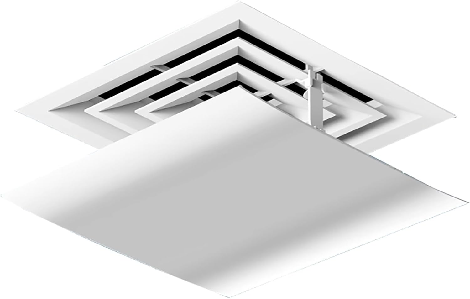 Central Air Conditioning Deflector Air Conditioner Windshield Air Conditioners Baffle Shield Air Conditioning Vent Deflector Ac Vent Deflector Prevent the Air From Blowing Straight,Angle Adjustable