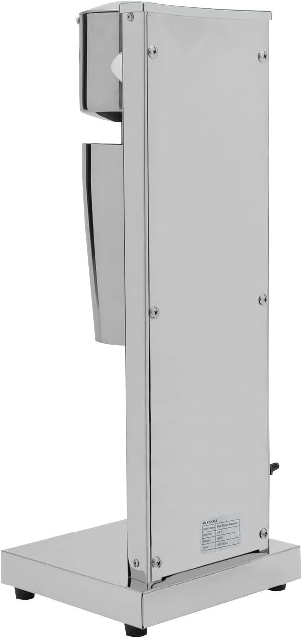 Milkshake Maker 650ml Electric Drink Mixer Commercial Milkshake Blender Stainless Steel 180W 18000RMP Speed Adjustable