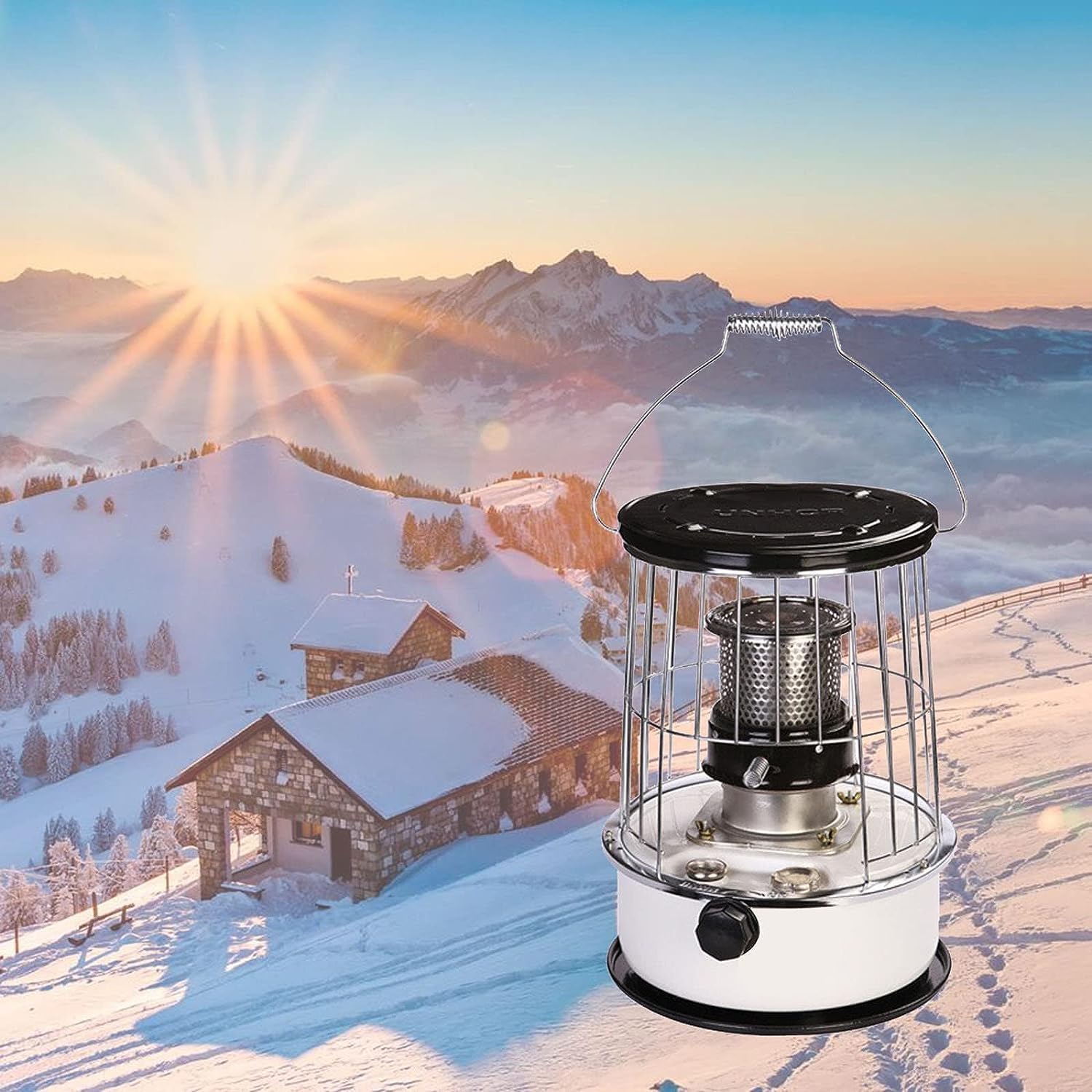 Kerosene Stove Heater - Home Methanol Diesel Portable Stove - Also Suitable As Mobile Cooking Equipment - 5.5L Large Capacity