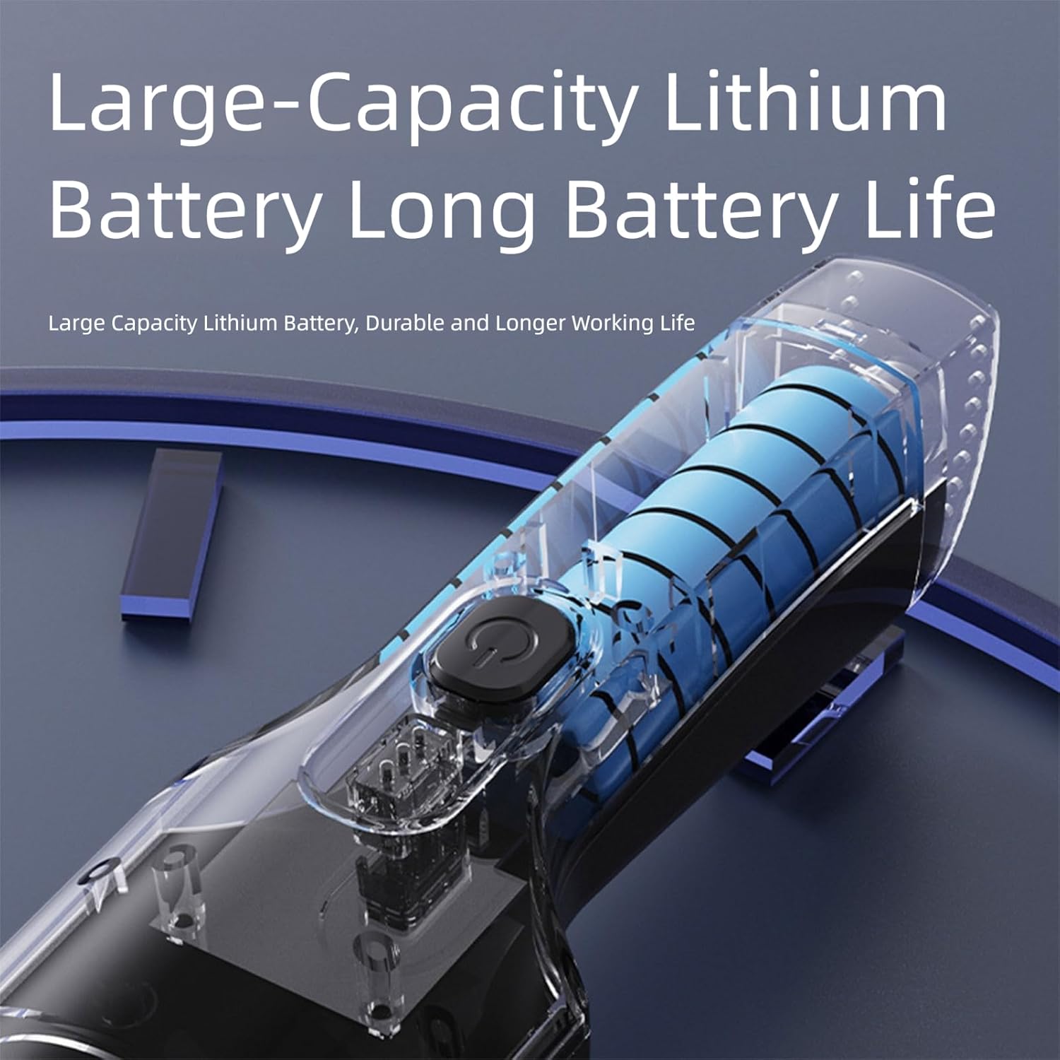 Handheld Vacuum Cleaner Cordless 6000Pa Suction with LED Light, Dual Speed Rechargeable Mini Vacuum for Home, Car & Pet Hair, Low Noise 44–55dB, Type-C Fast Charging, Lightweight 430g