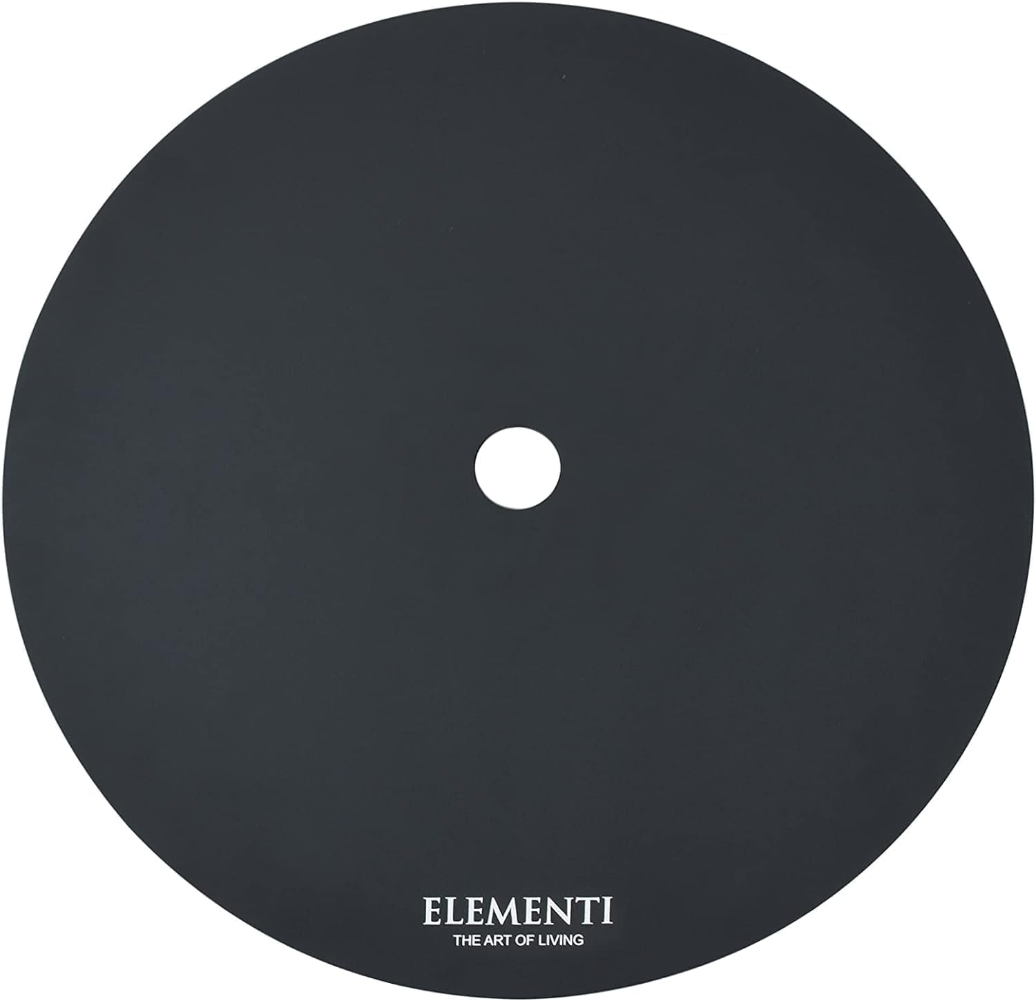 AMS Fireplace | Elementi Plus | Nimes | Round Dark Gray Concrete Propane Gas Fire Table Pit (Liquid Propane)