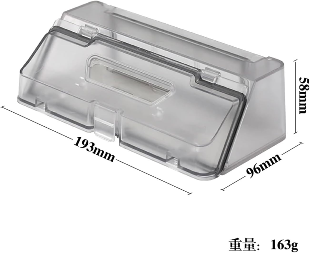 Compatible for Xiaomi Mijia，Mop Pro STYTJ02YM/VIOMI V2 PRO/V3，Robot Vacuum Cleaner Water Tank，Dust Box，2 in 1 Dustbox+Watertank Parts(Mijia 2in1)