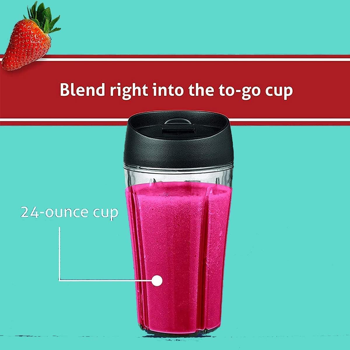 Countertop Pro 1200 Blender - with Glass Jar, 24-Ounce Smoothie Cup