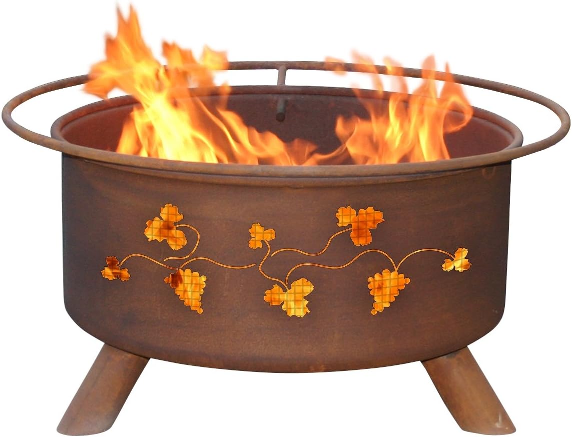 Patina Products F111, 30 Inch Grapevines Fire Pit