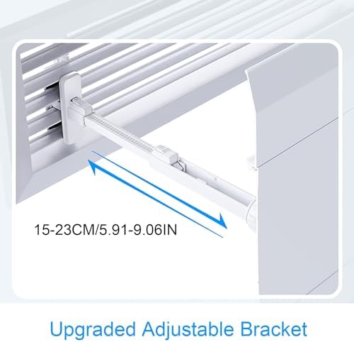 Ac Wind Deflector, Air Conditioner Deflectors, Retractable Adjustable Angle, Air Conditioners Wind Deflector for Ceiling
