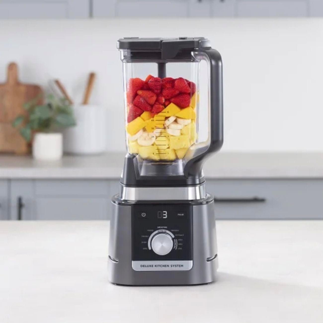 Ninja Deluxe Blender & Kitchen System with 88-oz Pitcher, 9-Cup Food Processor & Auto-iQ Technology – High-Performance Countertop System