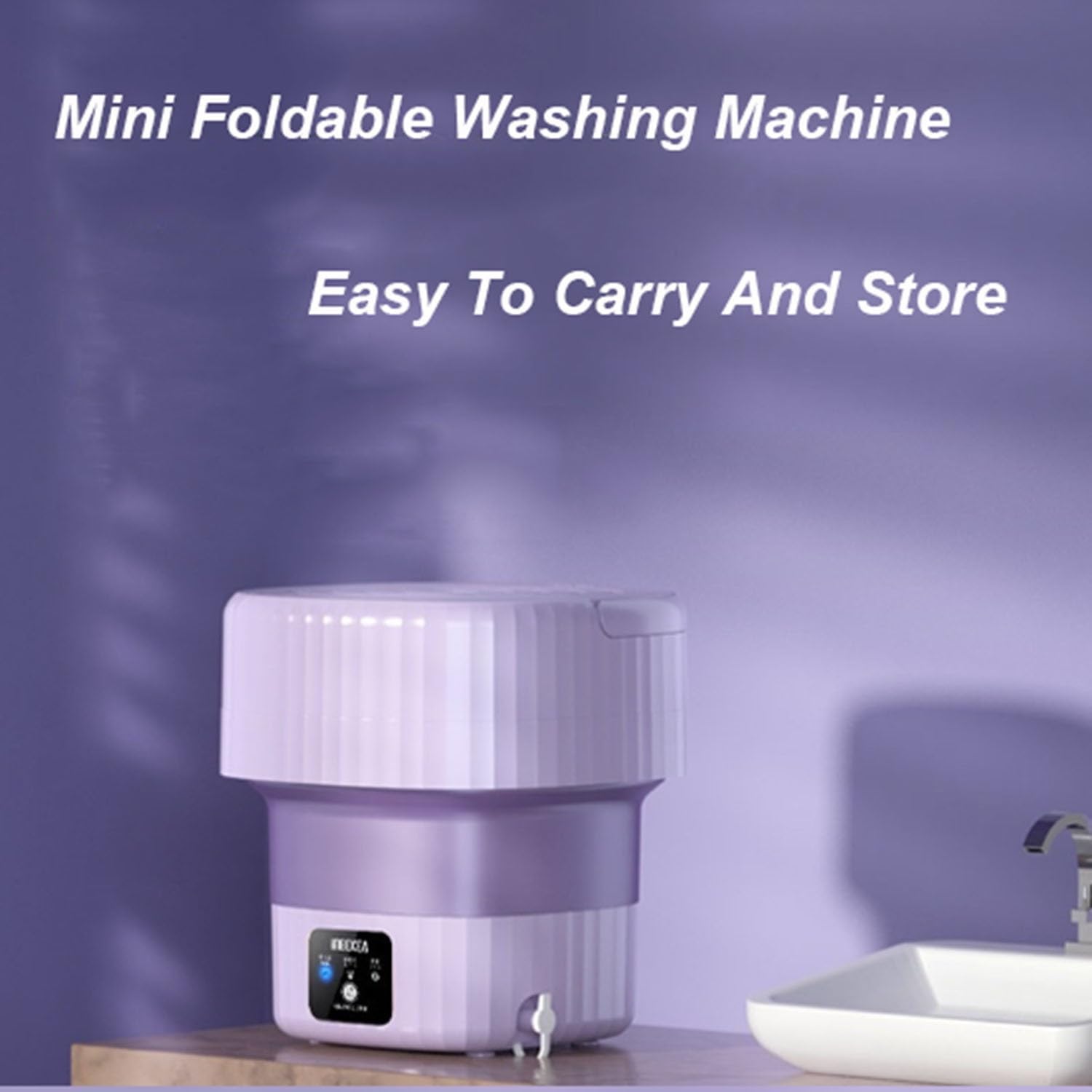 Mini Washer Machine, Semi-automatic Laundry, Foldable Washer And Dryer Combo Portable For Socks, Baby Clothes Or Small Items, Camping, Apartment, RV, Travel, Gifts