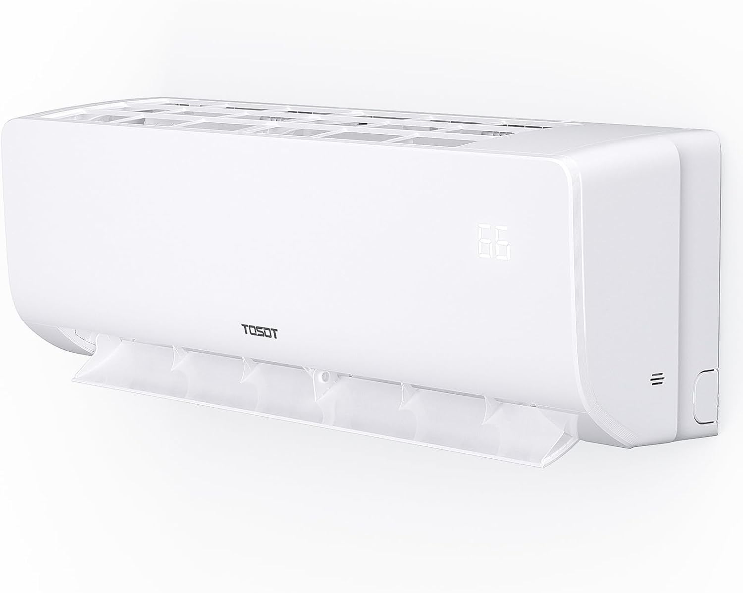 TOSOT 12,000 BTU Mini-Split Air Conditioner and Heating System, 19 SEER2 Wifi-Enabled Ductless Inverter AC Unit with 16ft Copper Line Set, Voice Controlled, 208-230V, Cosmo Series