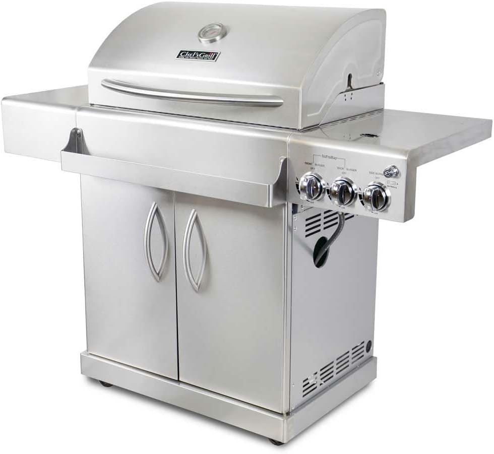 Chef's Grill Propane Gas Grill IR2818-1 | Infrared 53,000 BTU 627 SQIN